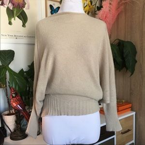 Zara Dolman Cold Shoulder Sweater S